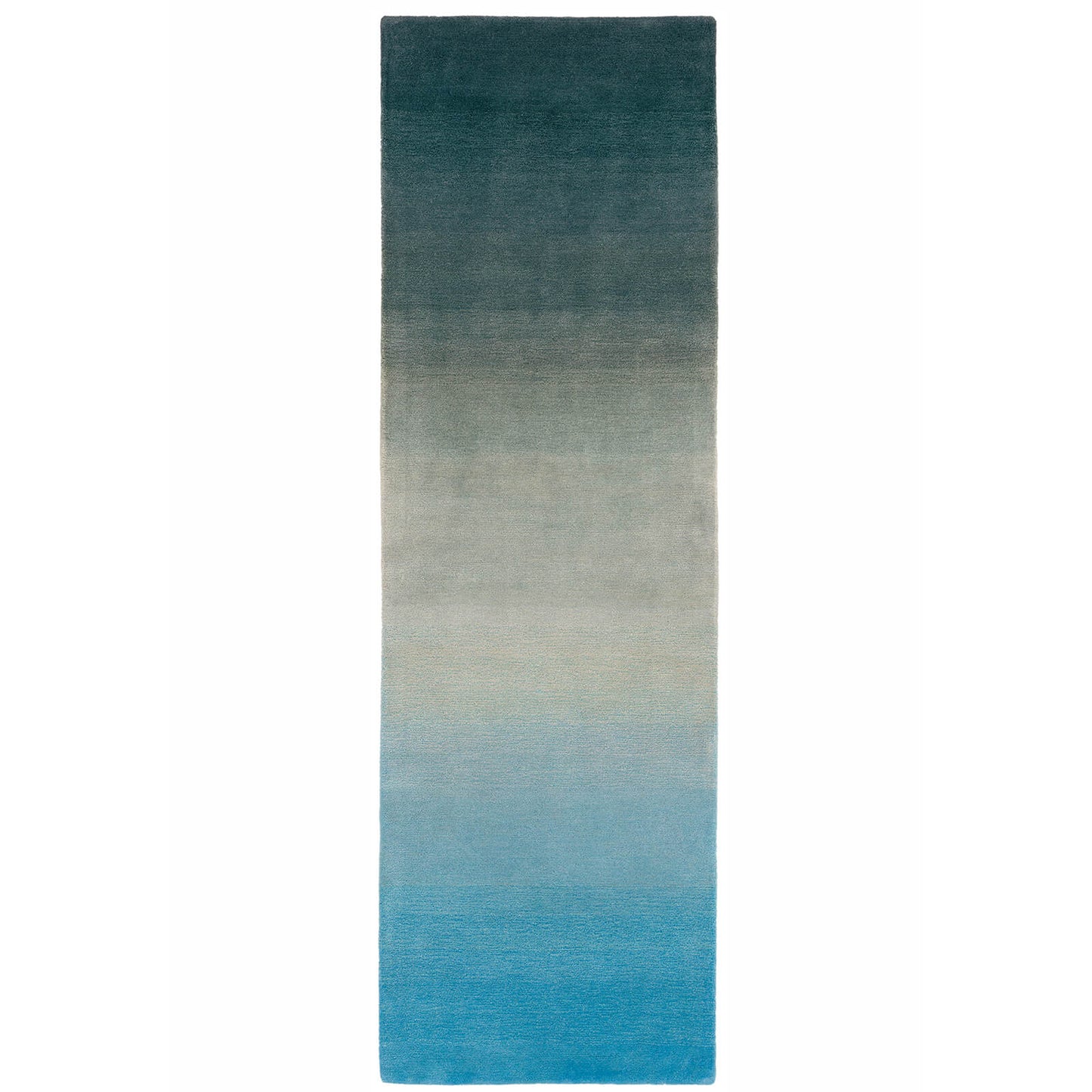 Ombre Blue Abstract Rugs