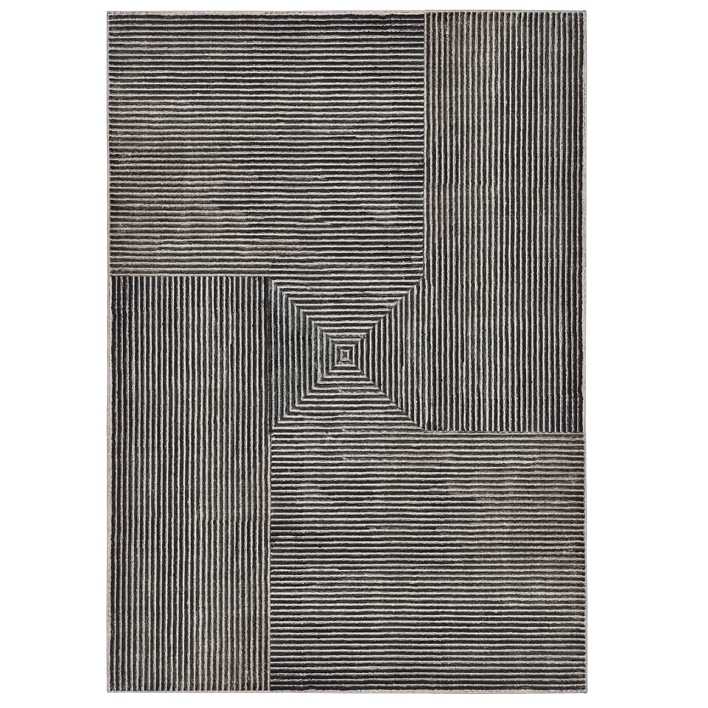 Origins Pyramid Charcoalcm Rug
