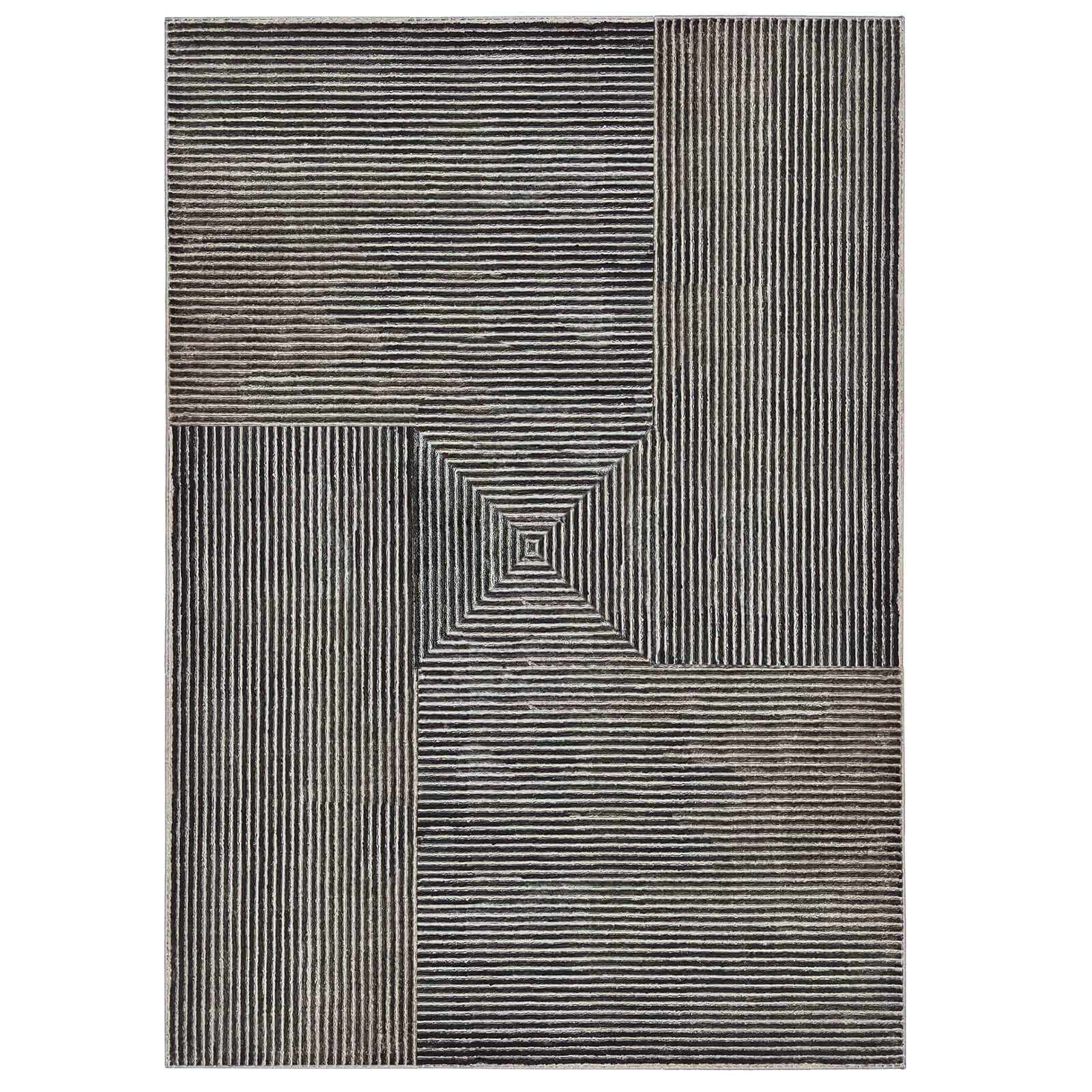 Origins Pyramid Charcoalcm Rug