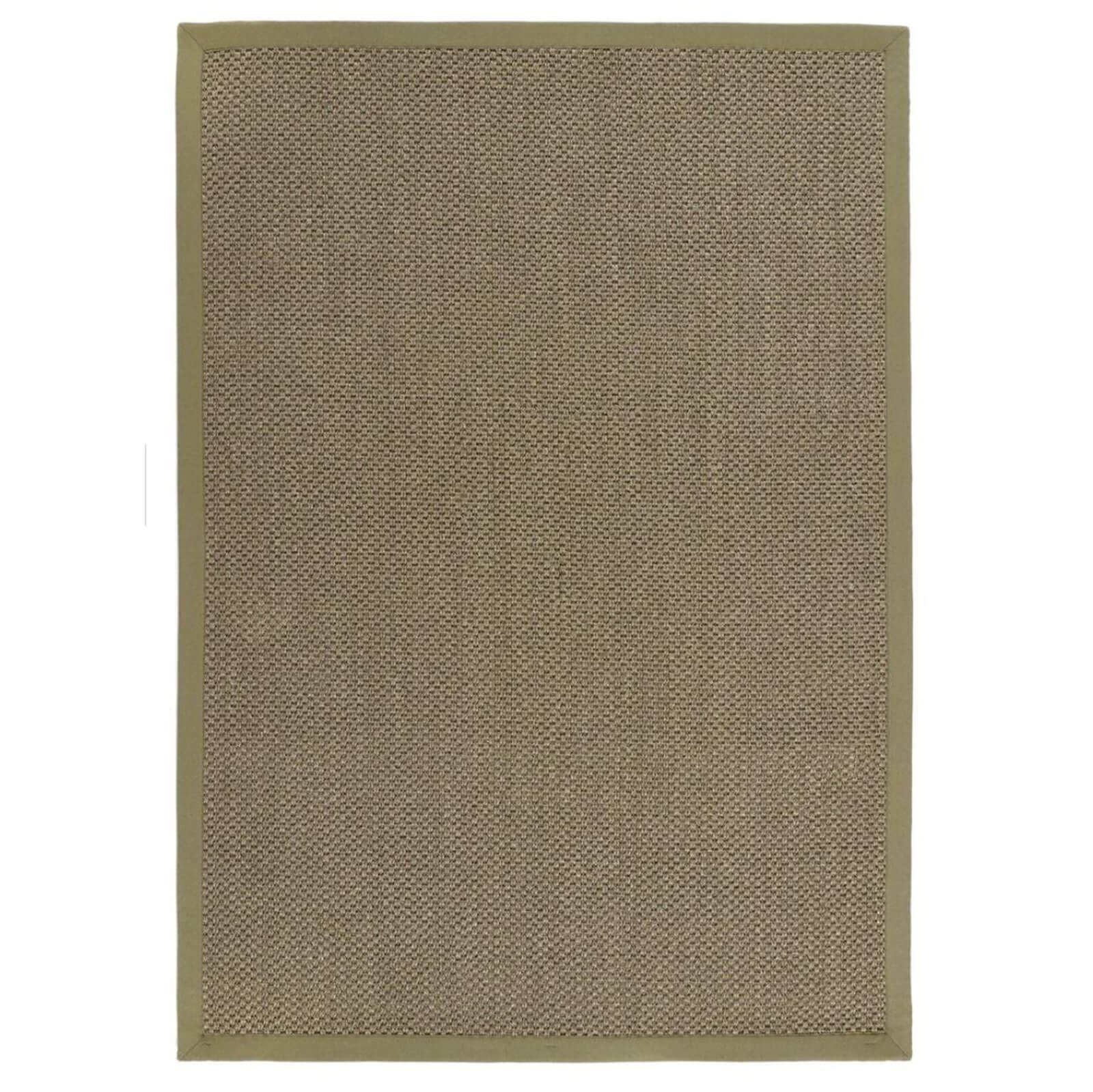 Origins Sisal Rug Sage Green with Sage Green Border Rug