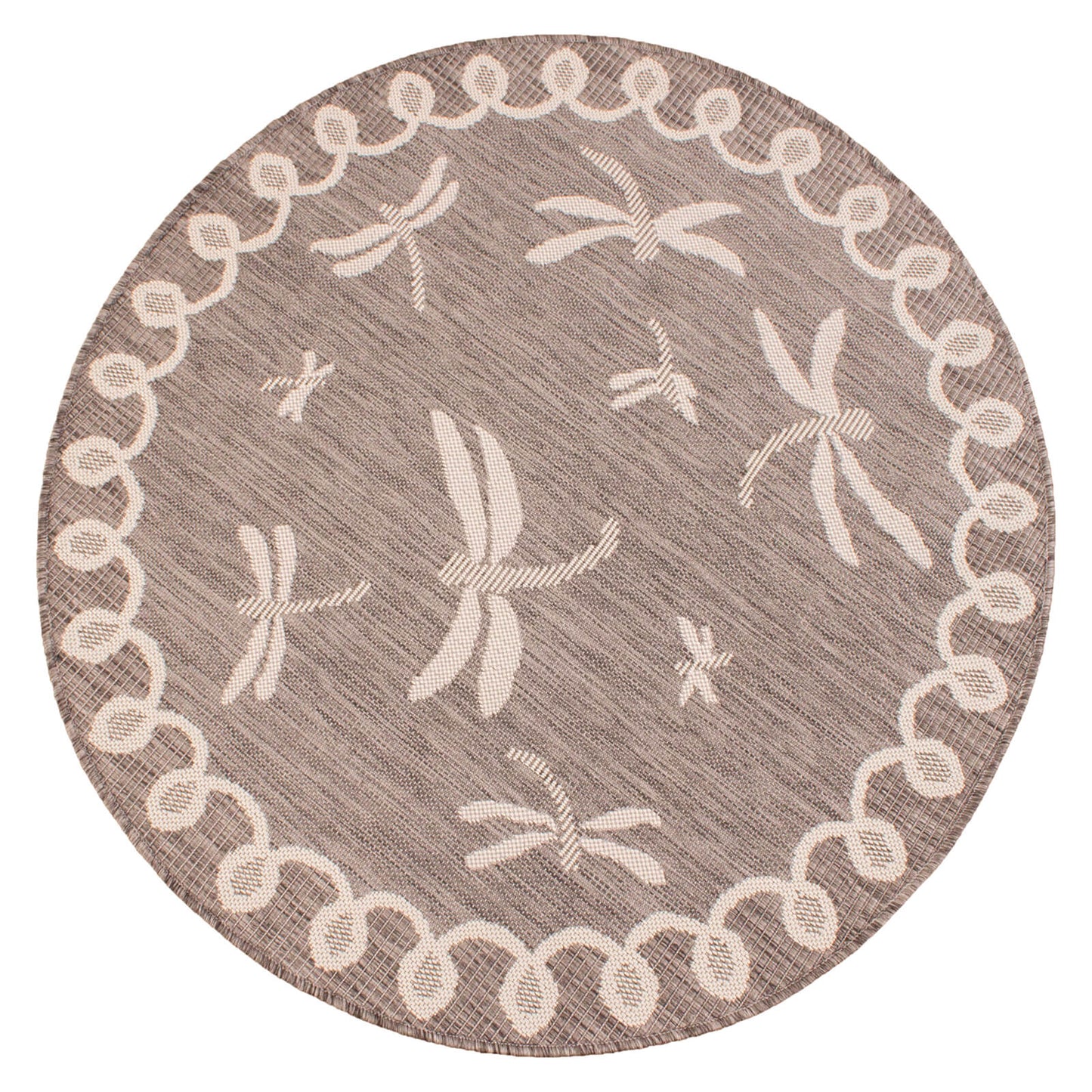 Rug Style Terrace Dragonfly Natural Taupe Rug