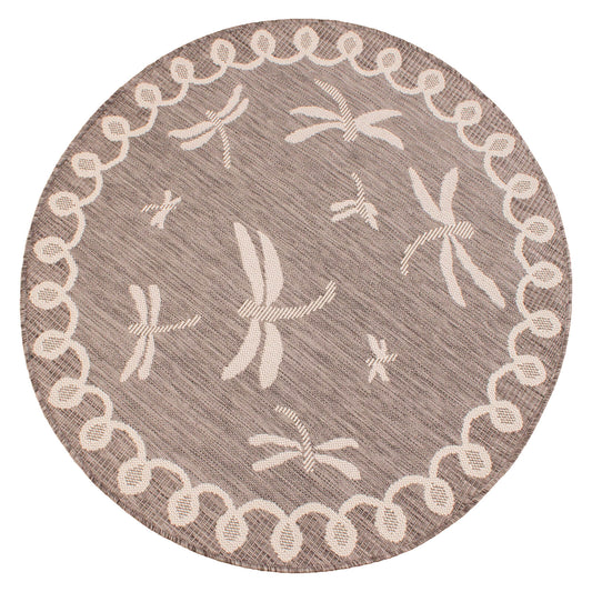 Rug Style Terrace Dragonfly Natural Taupe Rug