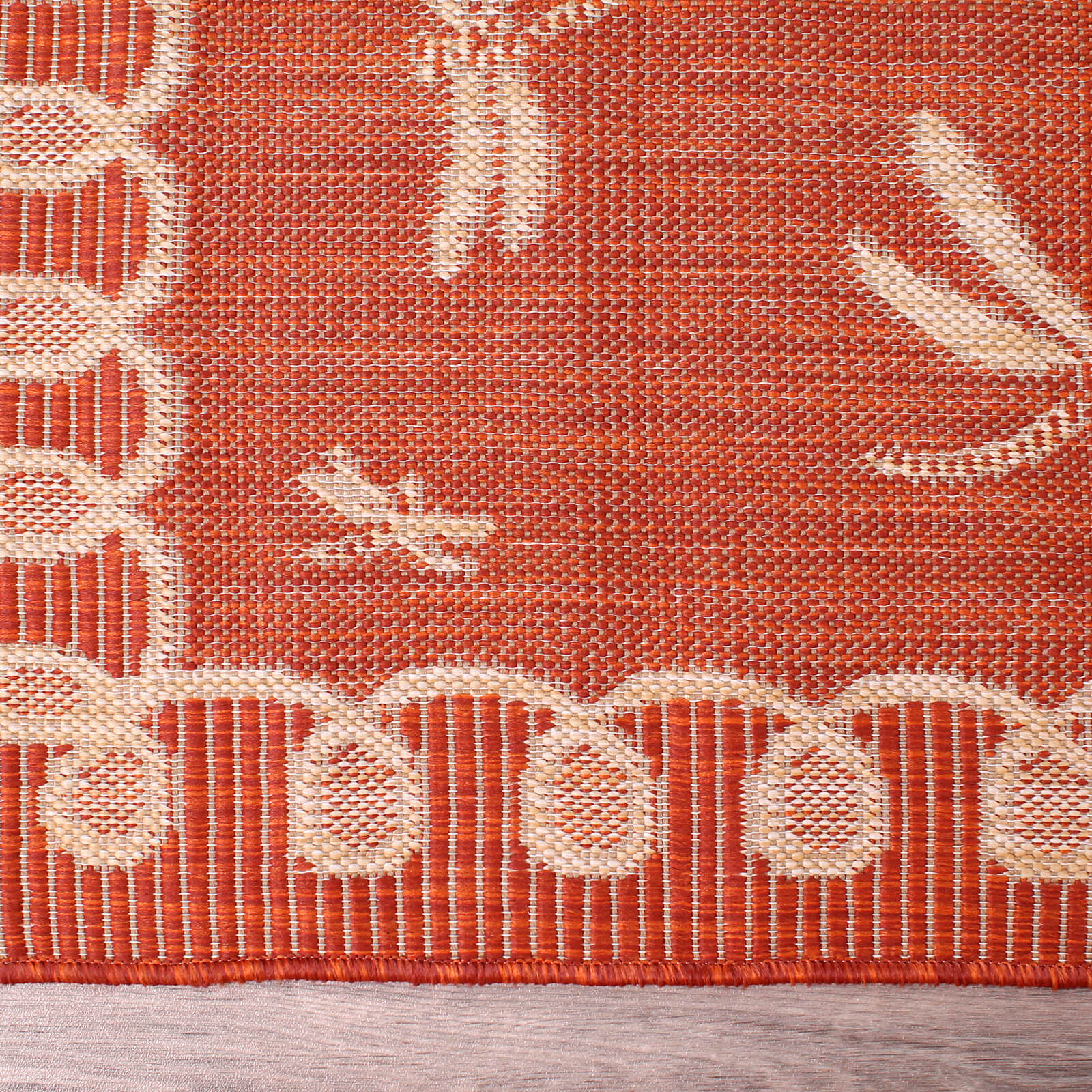 Rug Style Terrace Dragonfly Terracotta Rug