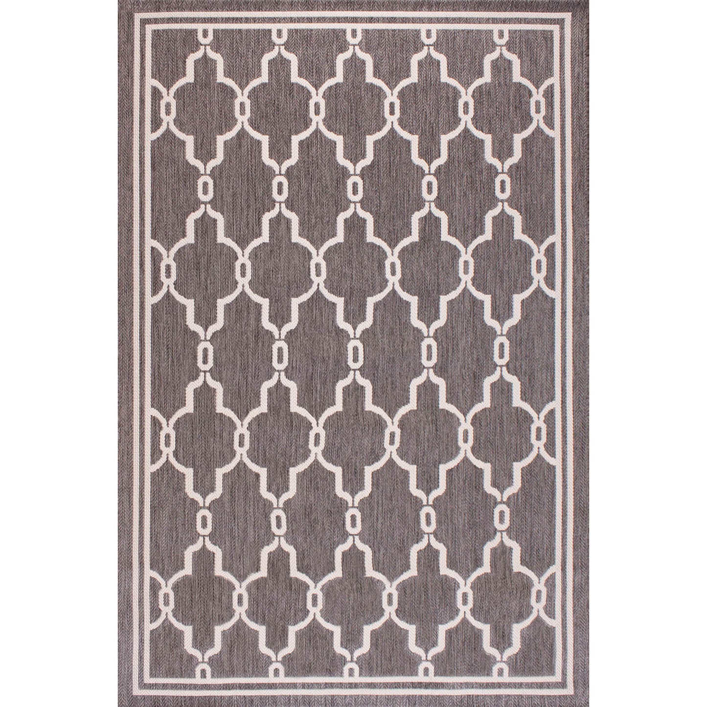 Rug Style Terrace Spanish Tile Silver Grey Rug