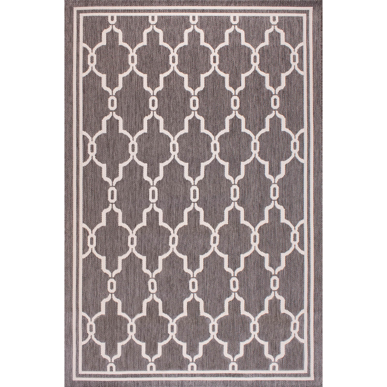 Rug Style Terrace Spanish Tile Silver Grey Rug