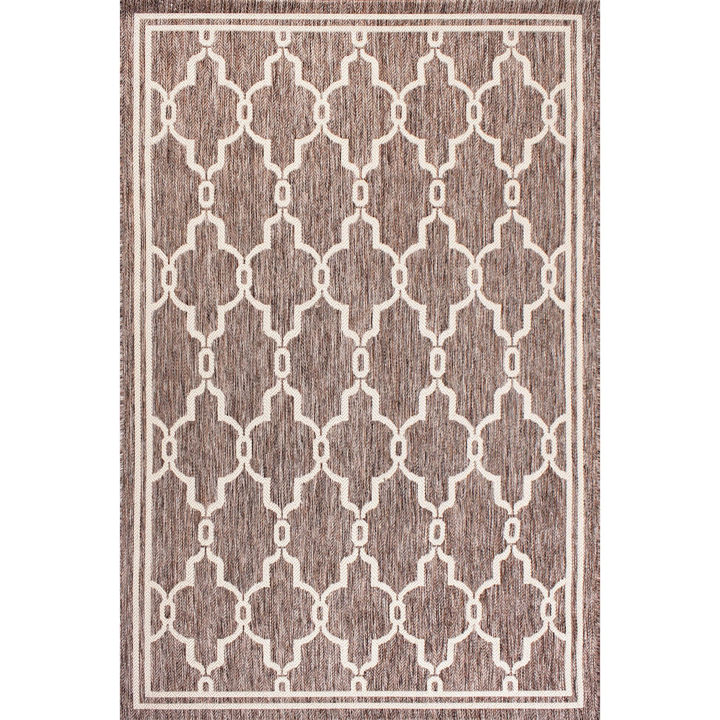 Rug Style Terrace Spanish Tile Taupe Natural Rug