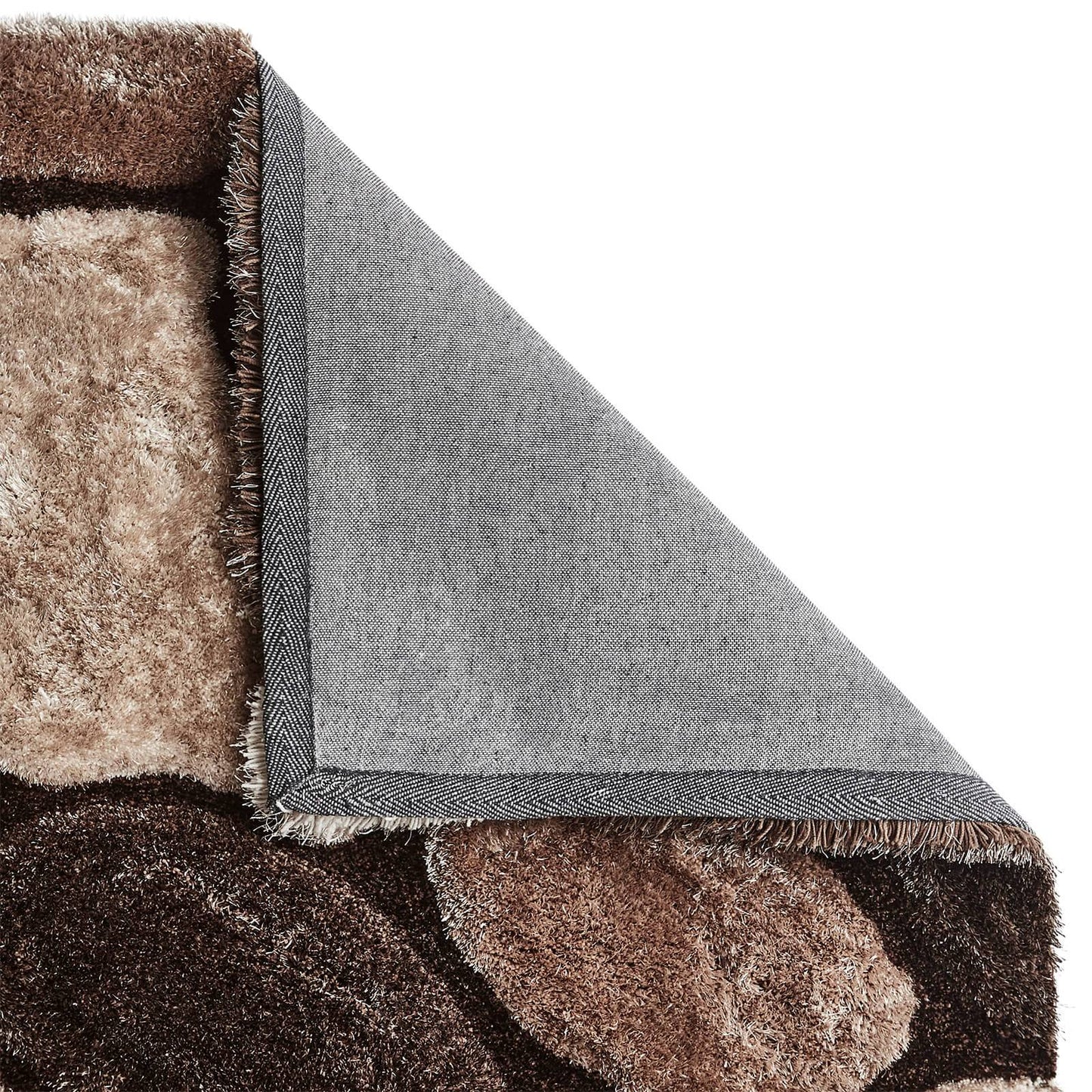 Think Rugs Noble House NH5858 Beige / Brown Rug