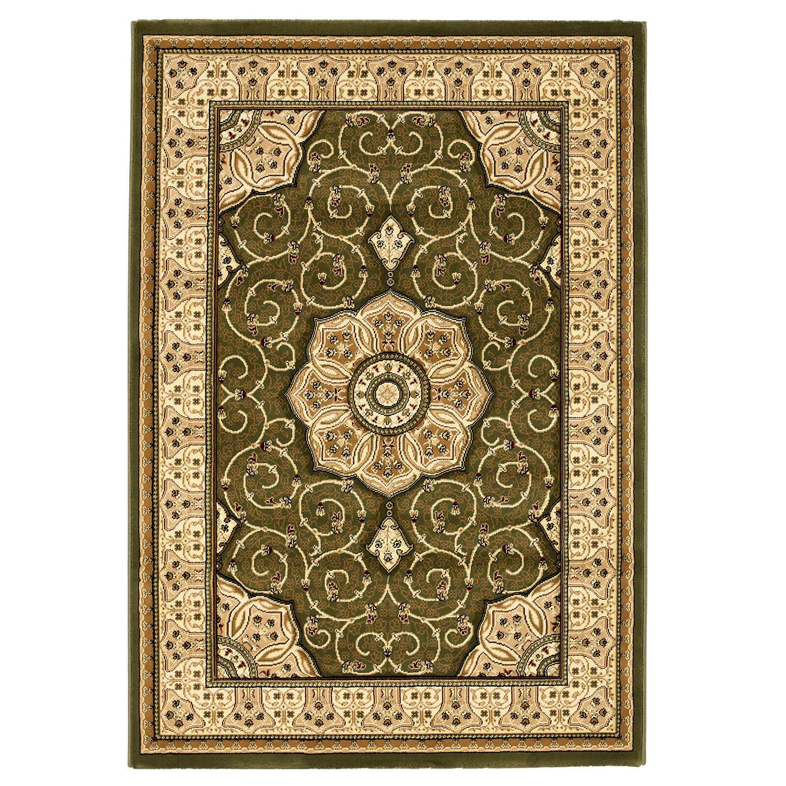 Think Rugs Heritage 4400 Green Rug
