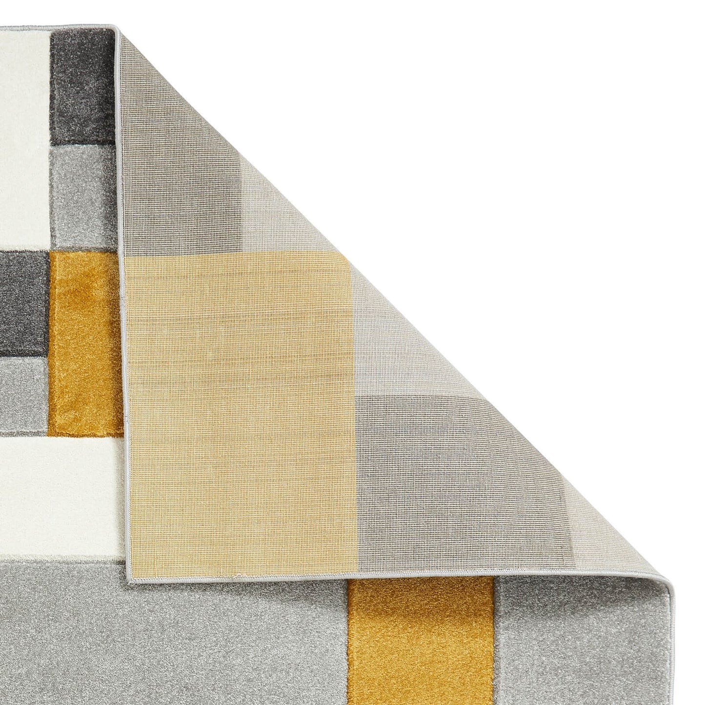 Matrix MT61 Grey/Yellow Modern Rug