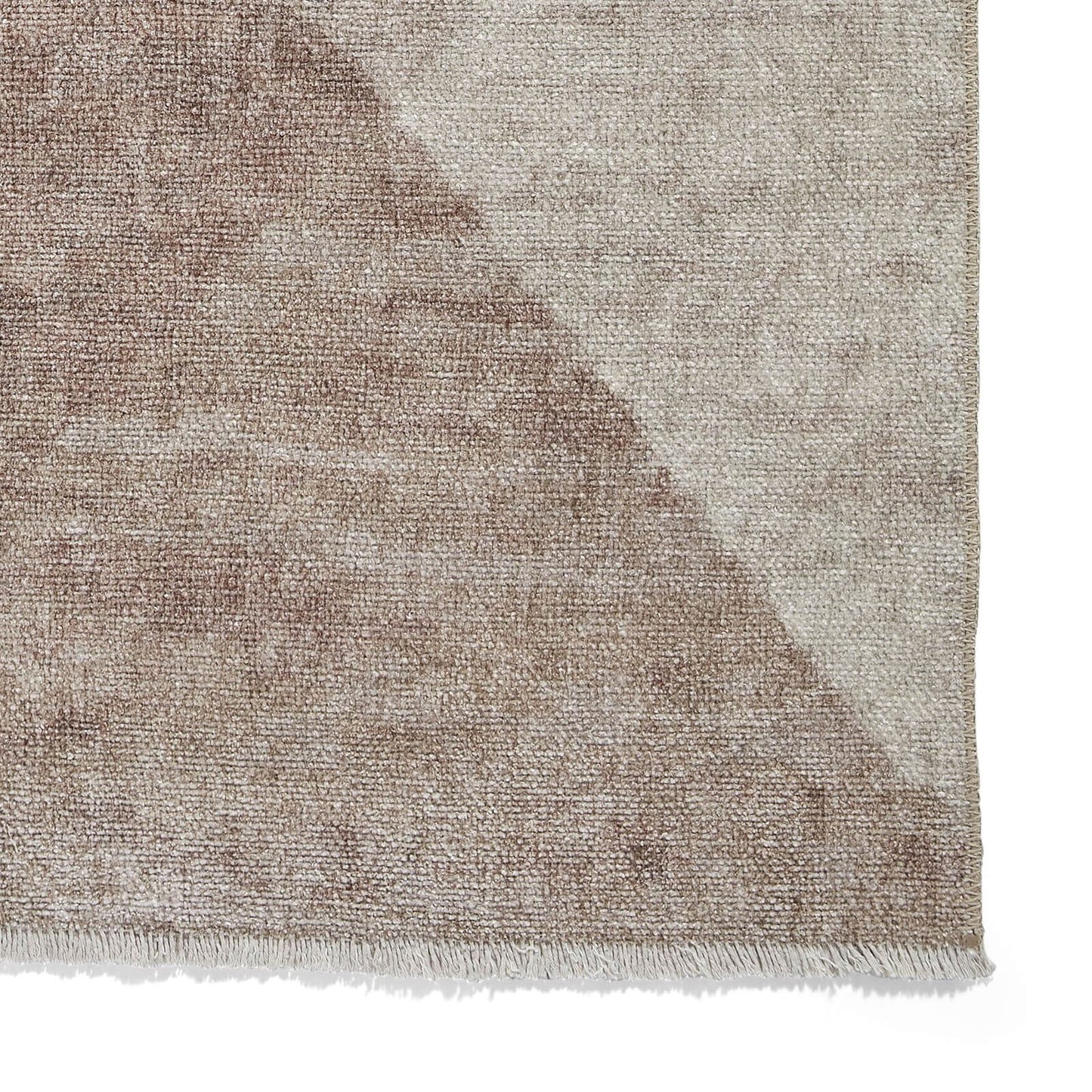 Whisper H1065 Beige/Brown Modern Washable Rug - 150 x 230cm (5ft 0" x 7ft 6")
