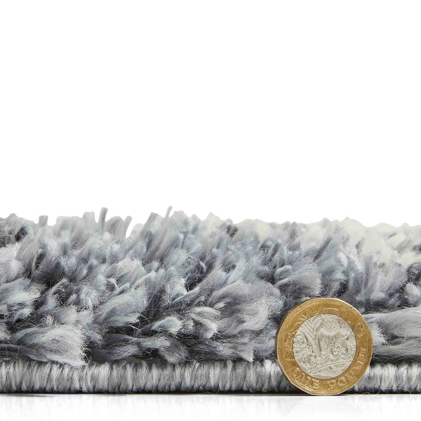 Aspen 1682 Grey/Ivory Shaggy Rug