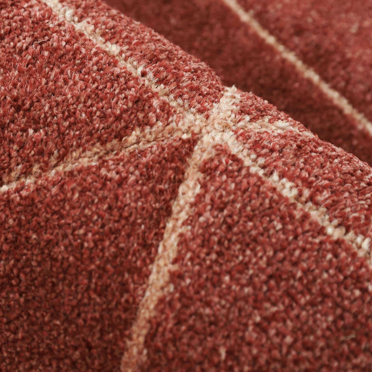 Newport Capleton Red Plain Rug