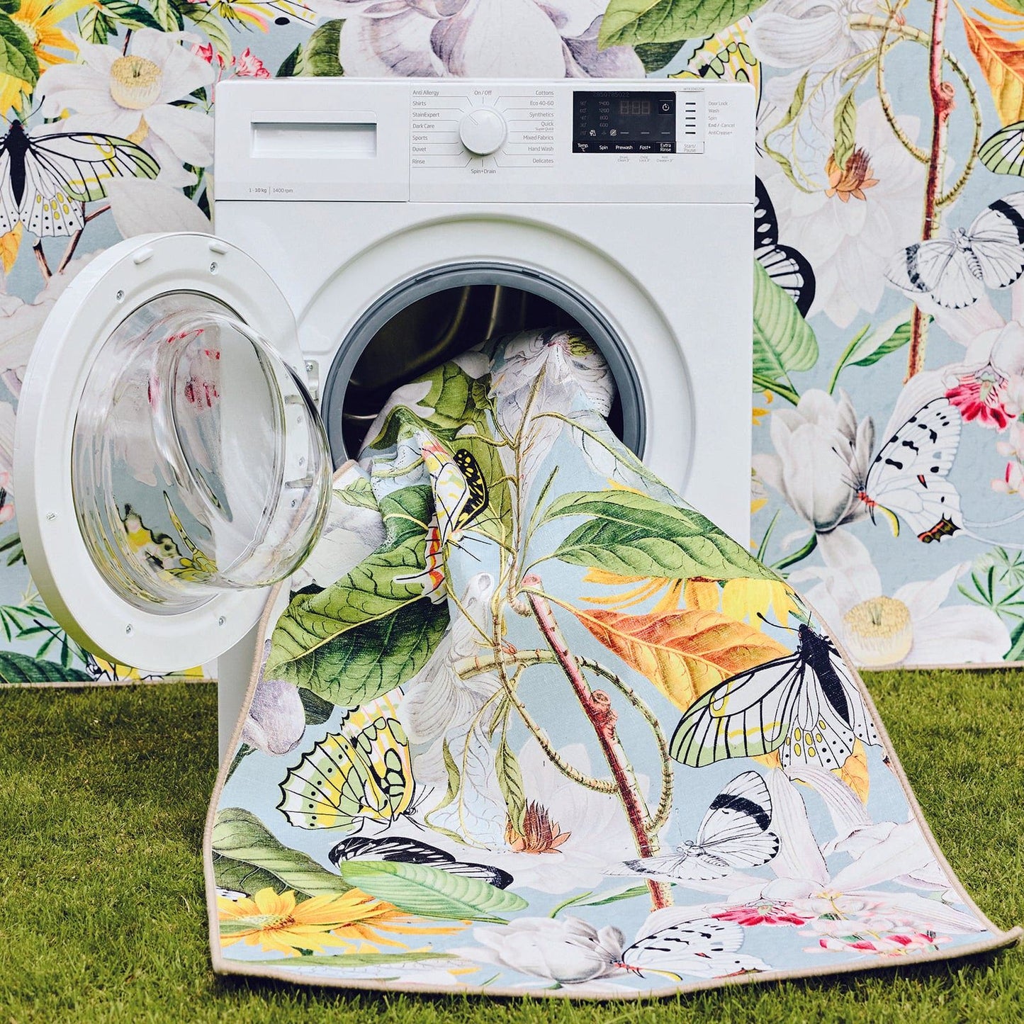 Hug Rug Eco-Washable Butterfly Blooms Rug