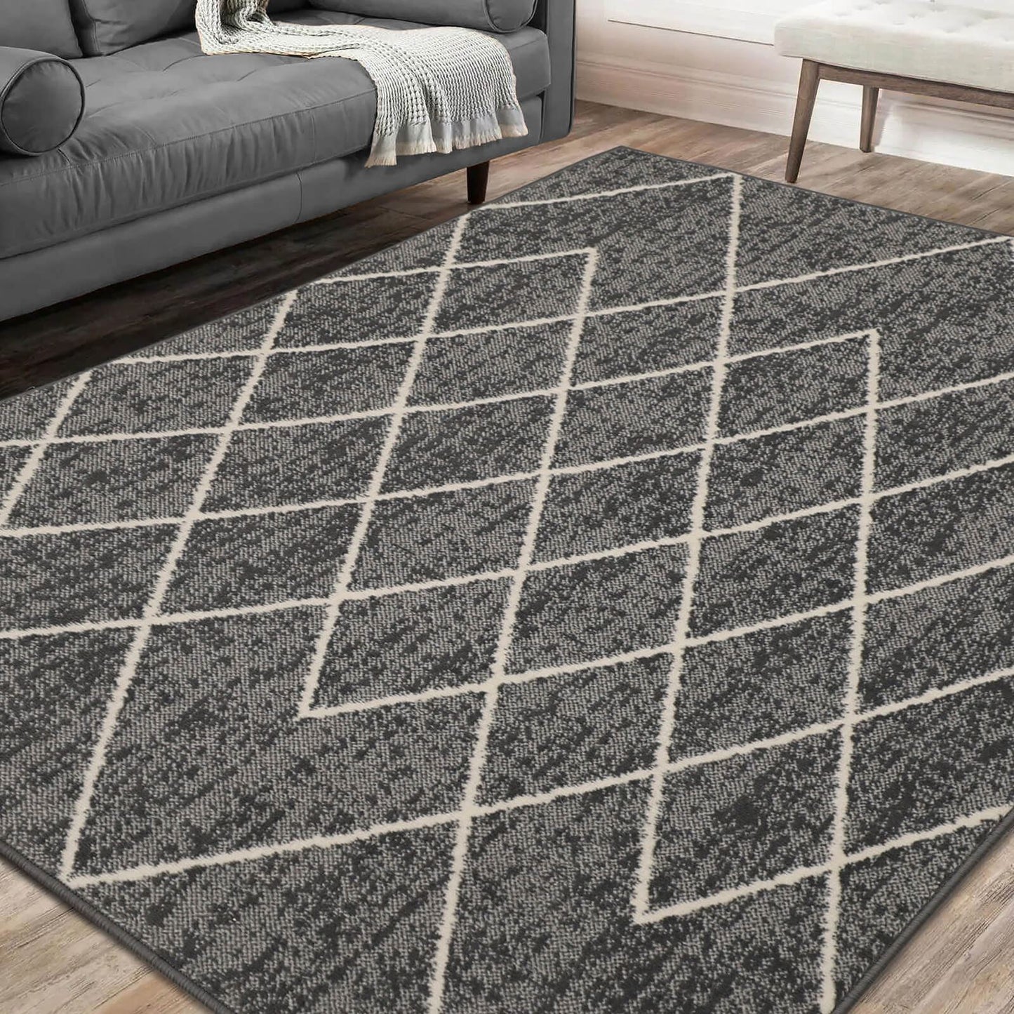 Maestro Berber Grey Contemporary Rug