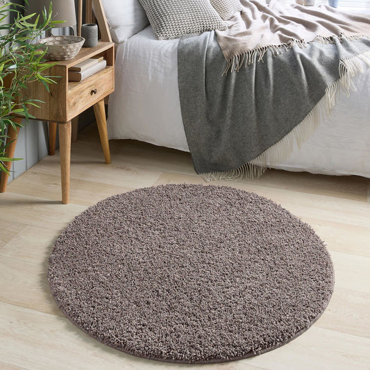 My Rug Fleck Mocha 100cm Dia Circle