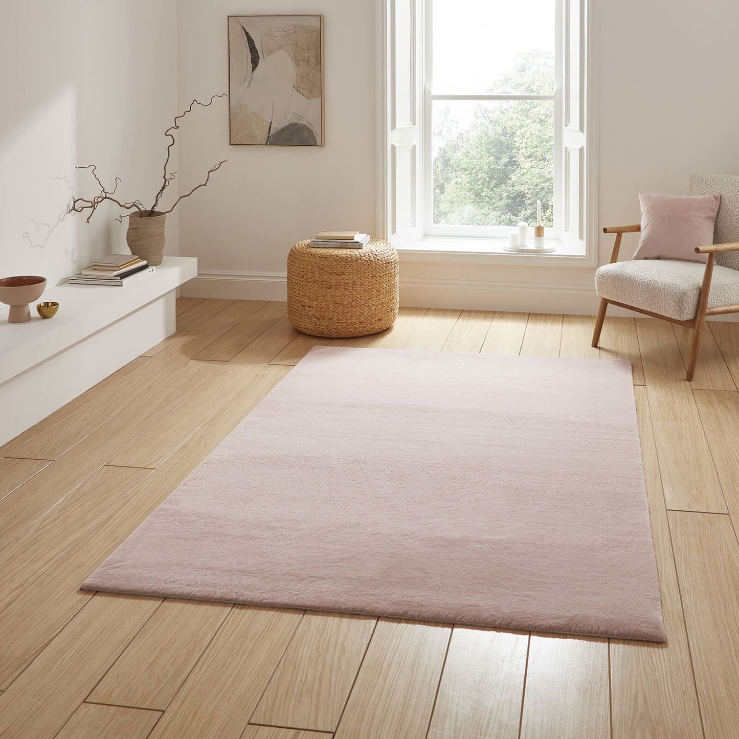 Snug Rug Blush Modern Rug