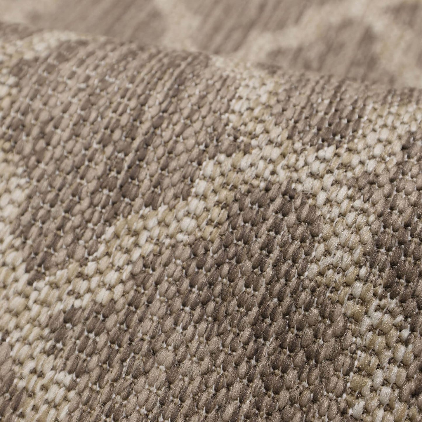 Flatweave Gel Trellis Latte Rug