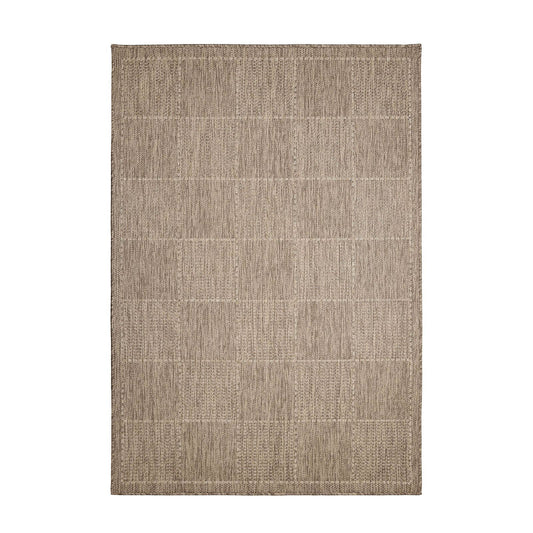Flatweave Gel Border Natural Rug