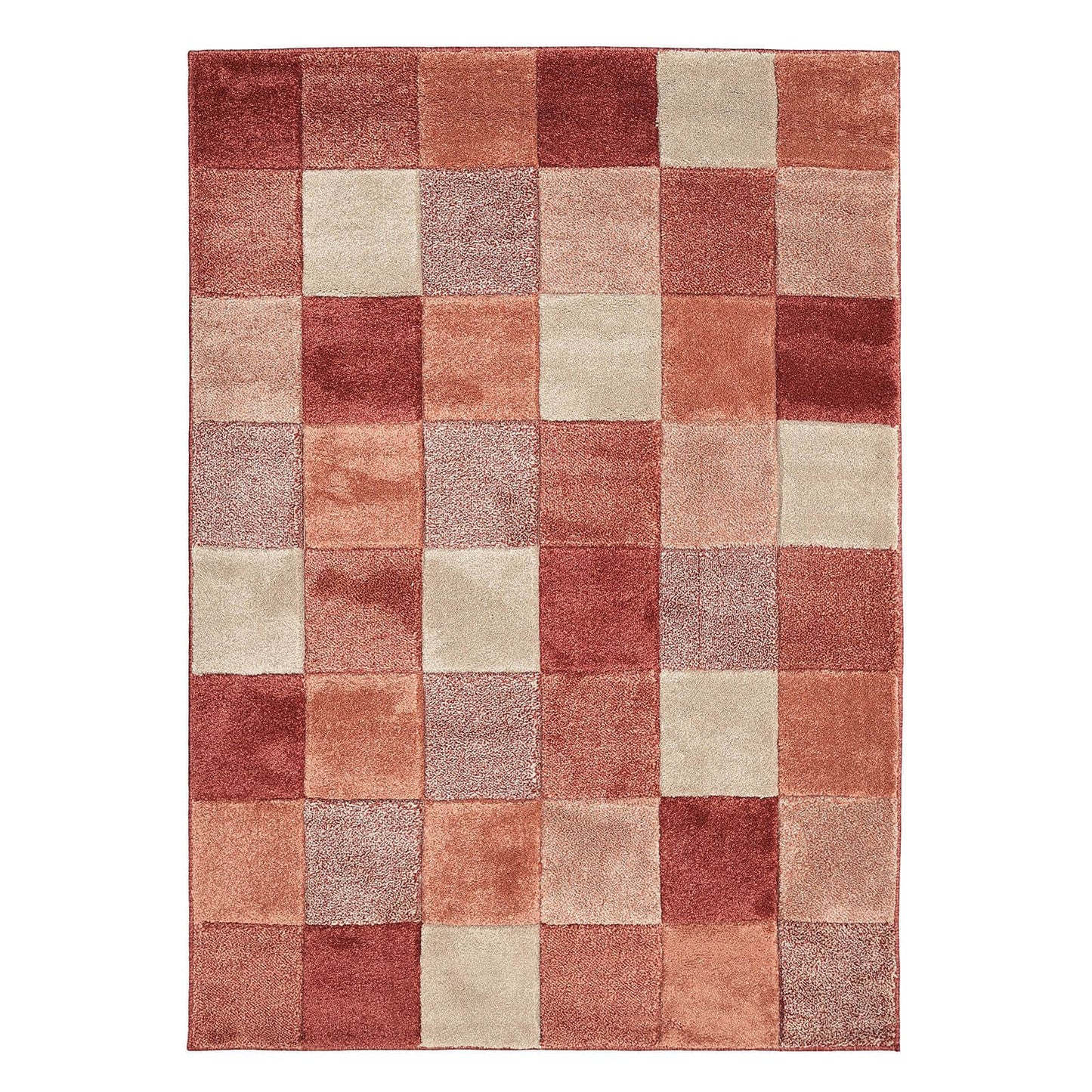 Newport Blocks Terracotta Blocks Rug