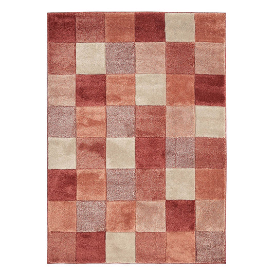 Newport Blocks Terracotta Blocks Rug