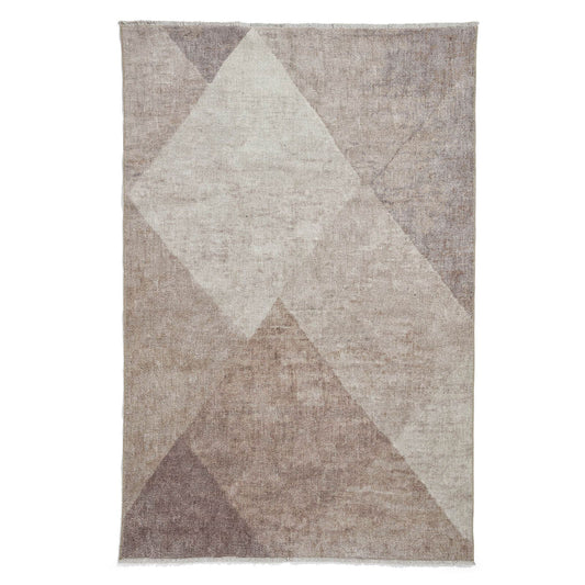 Whisper H1065 Beige/Brown Modern Washable Rug - 150 x 230cm (5ft 0" x 7ft 6")