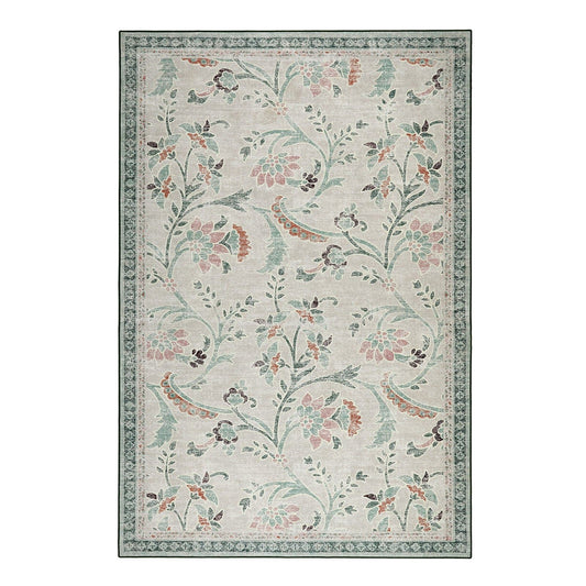 Hug Rug Eco-Washable English Floral Rug
