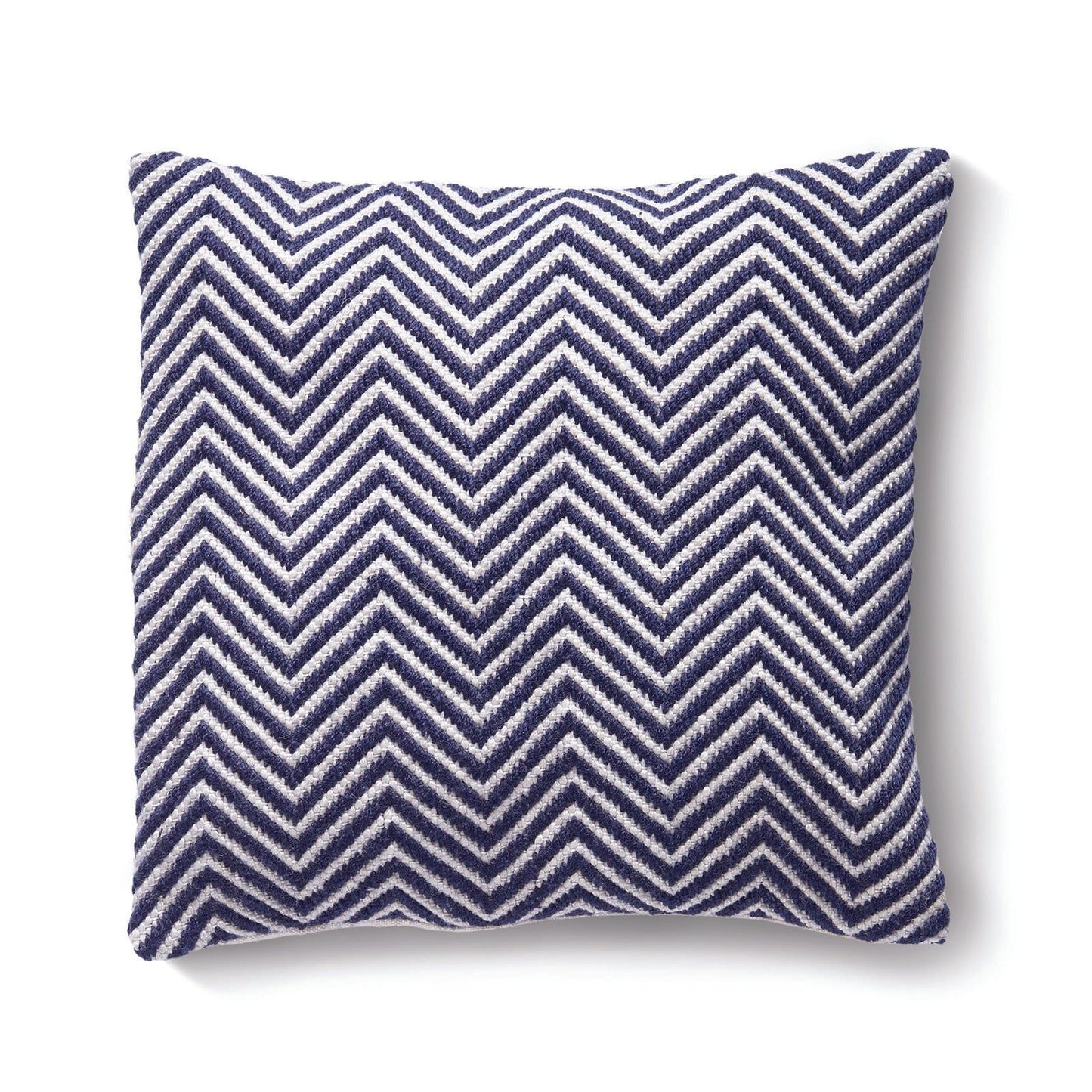 Hug Rug Woven Herringbone Cushion Navy 45X45 Rug