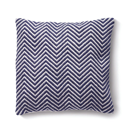 Hug Rug Woven Herringbone Cushion Navy 45X45 Rug