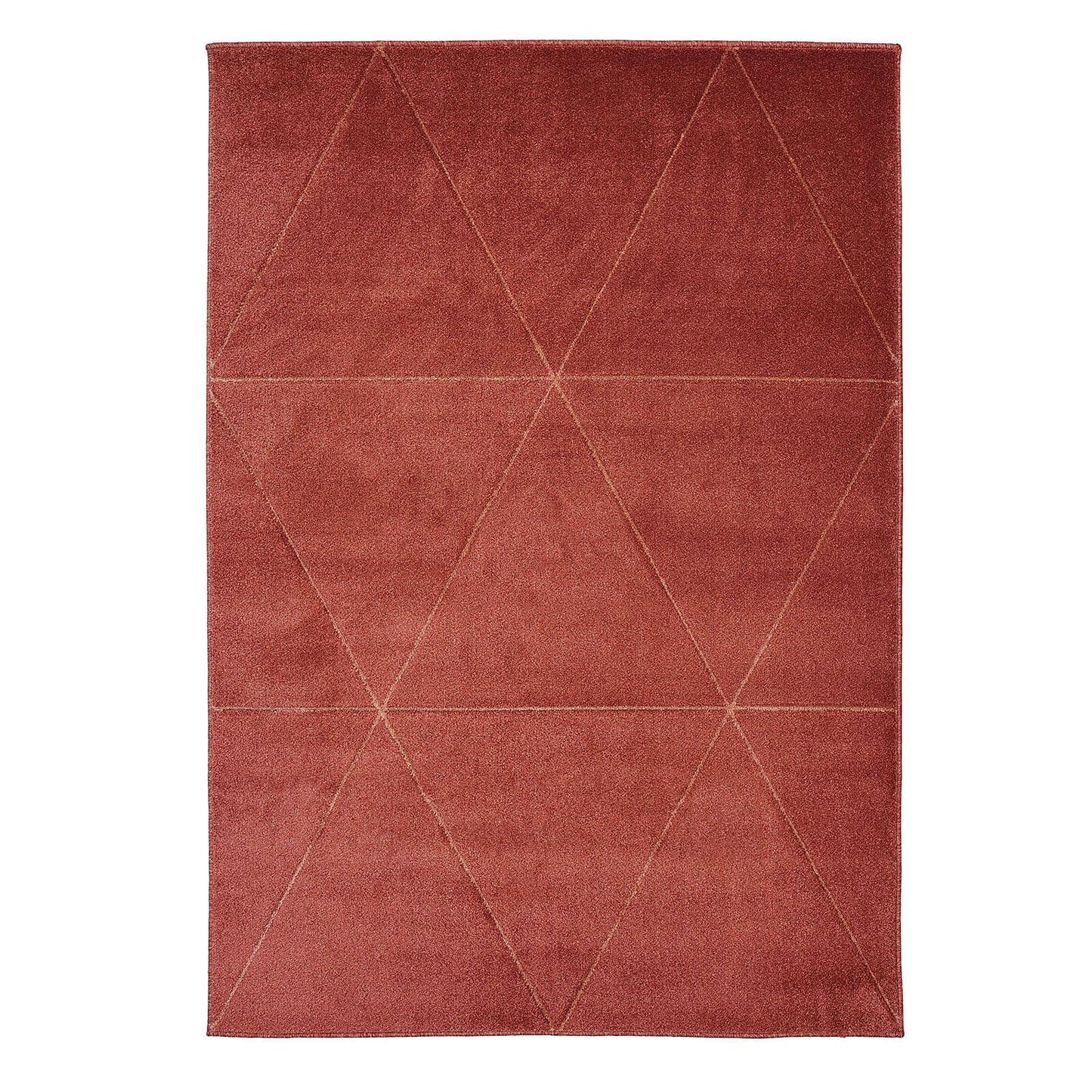 Newport Capleton Red Plain Rug