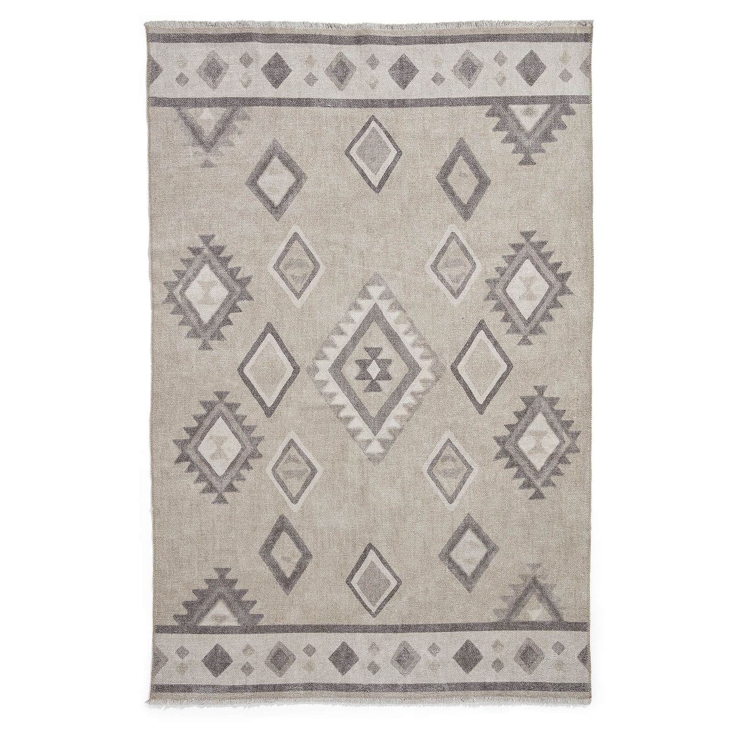 Whisper H1066 Beige Modern Washable Rug