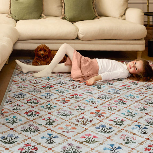 Hug Rug Eco-Washable Wildflower Patch