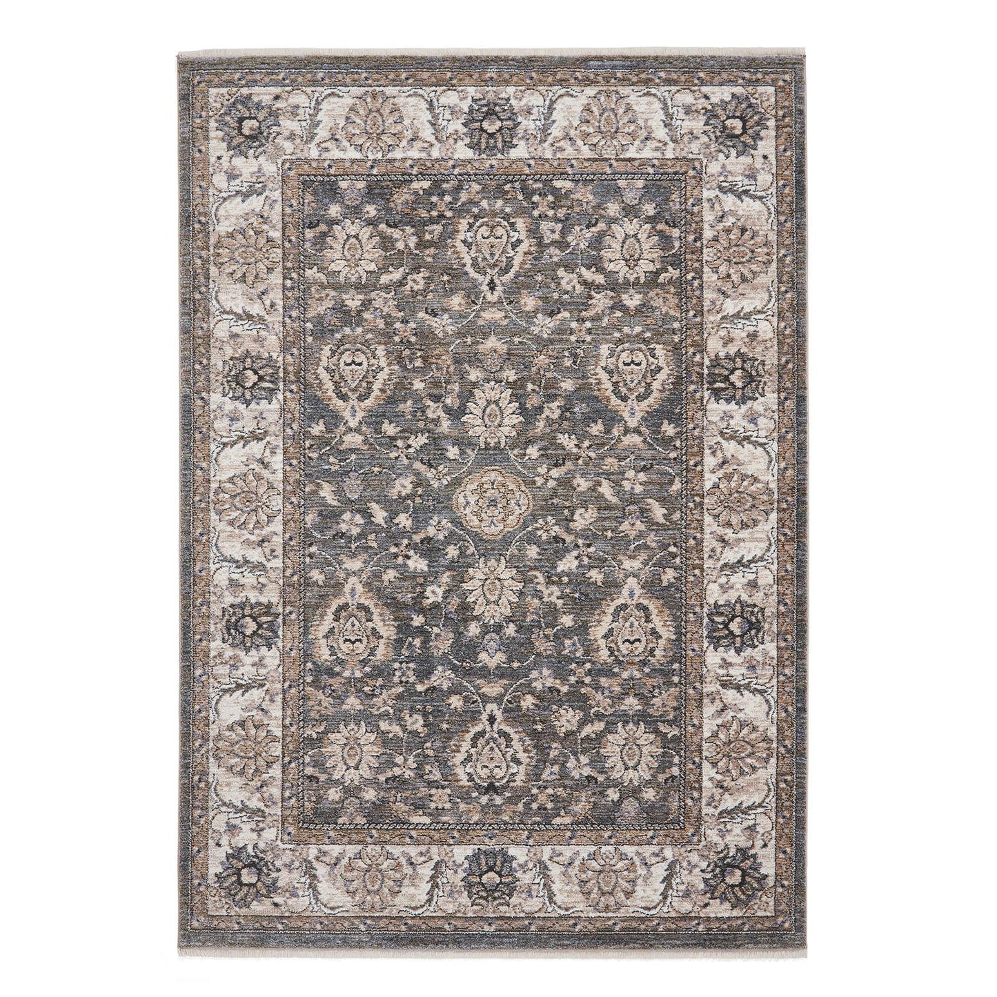 Vintage 35027 Green Traditional Rug