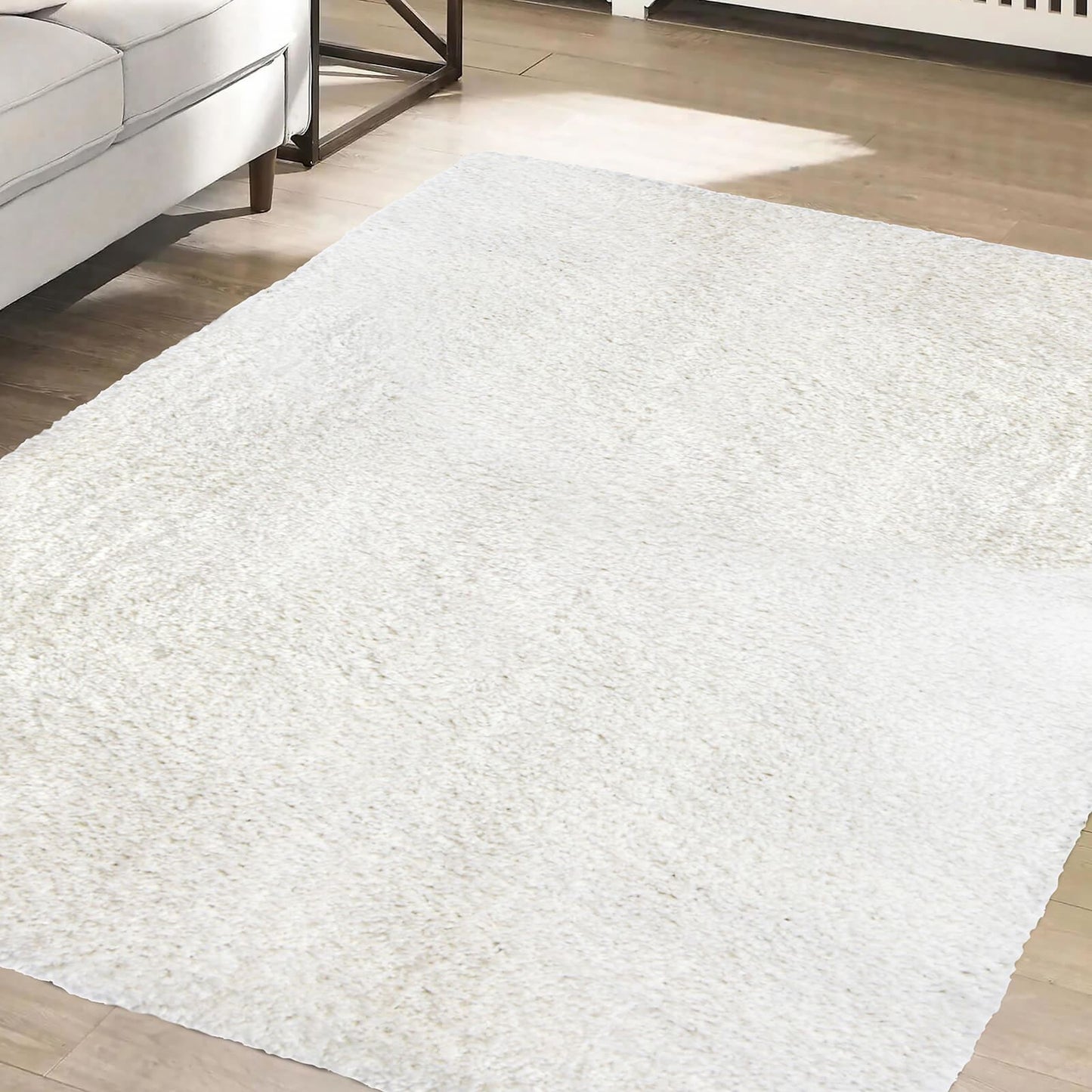 Snug Ivory Plain Rug