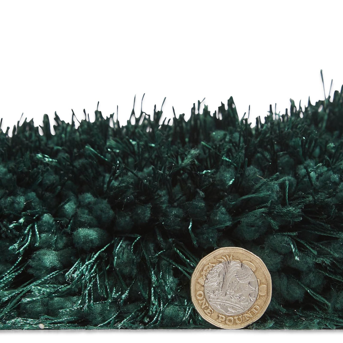 Montana Jewel Green Shaggy Rug