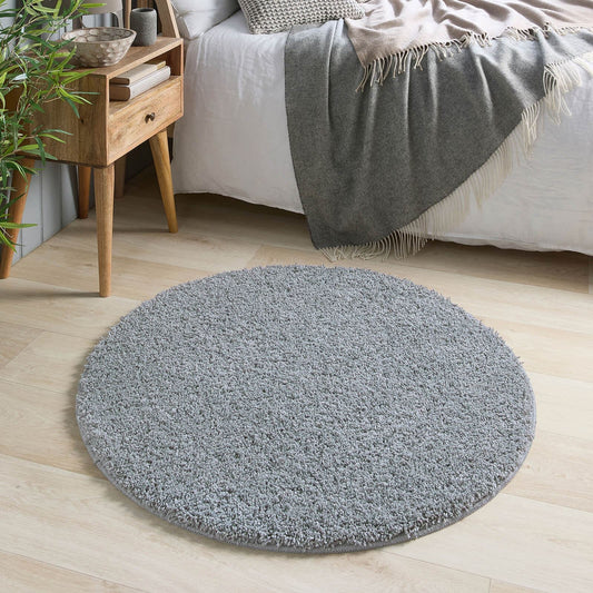 My Rug Fleck Blue 100cm Dia Circle