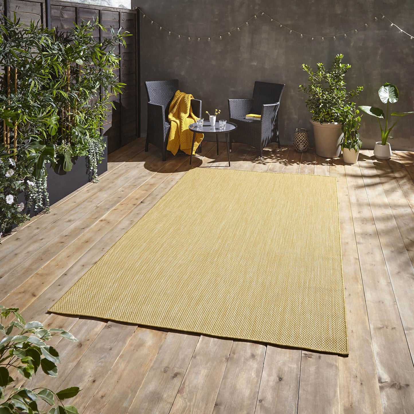 POP! Outdoors Yellow Outdoor Rug