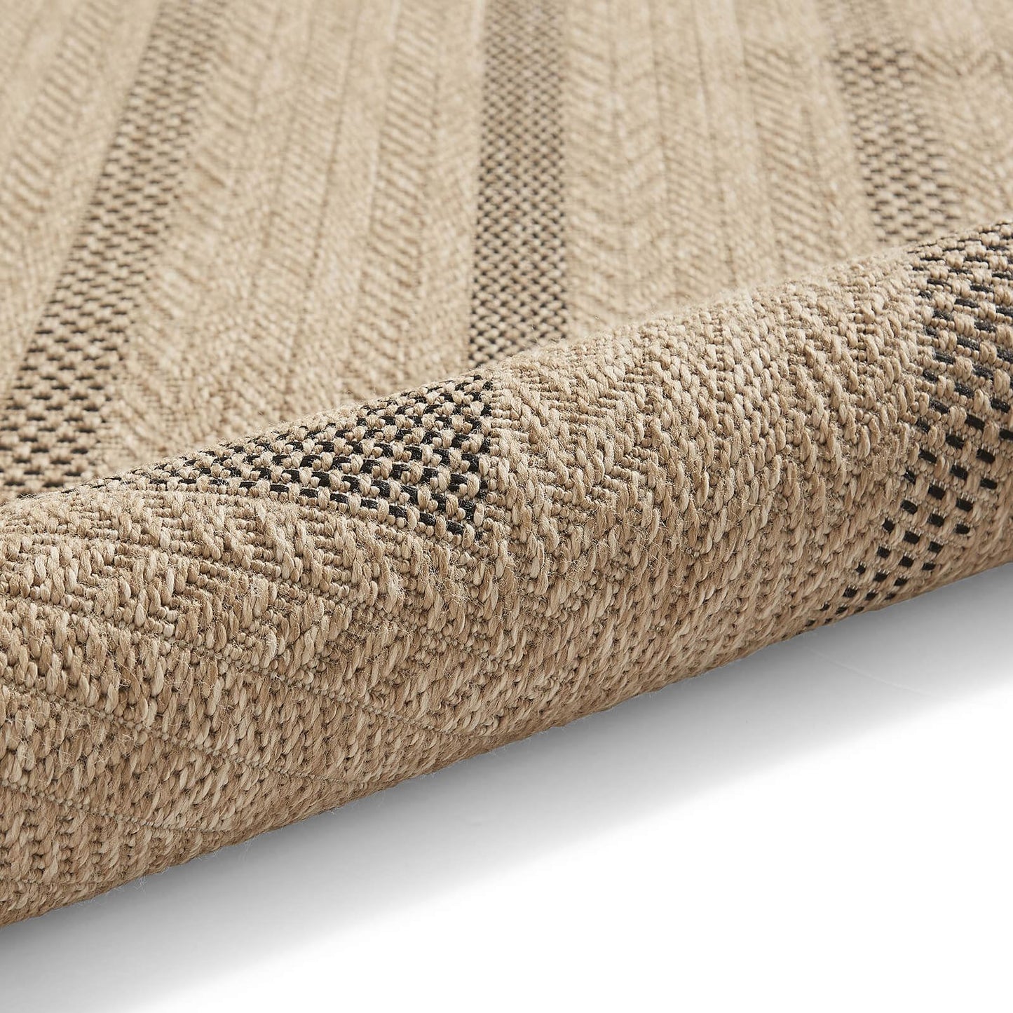 Nomad 5021 Black/Brown Modern Rug - 200 x 290cm (6ft 6" x 9ft 6")