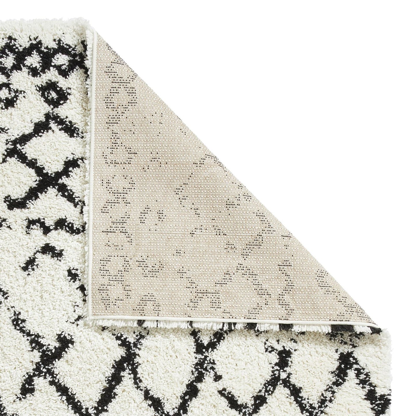 Scandi Berber G272 White/Black Modern Rug