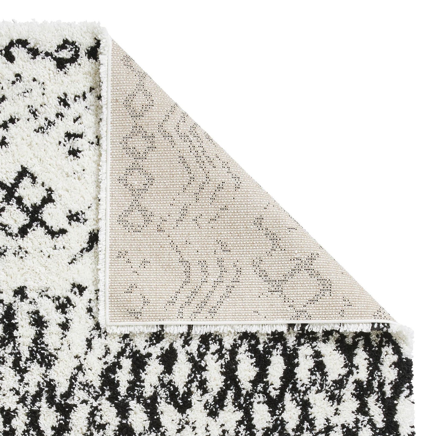 Scandi Berber G271 White/Black Modern Rug