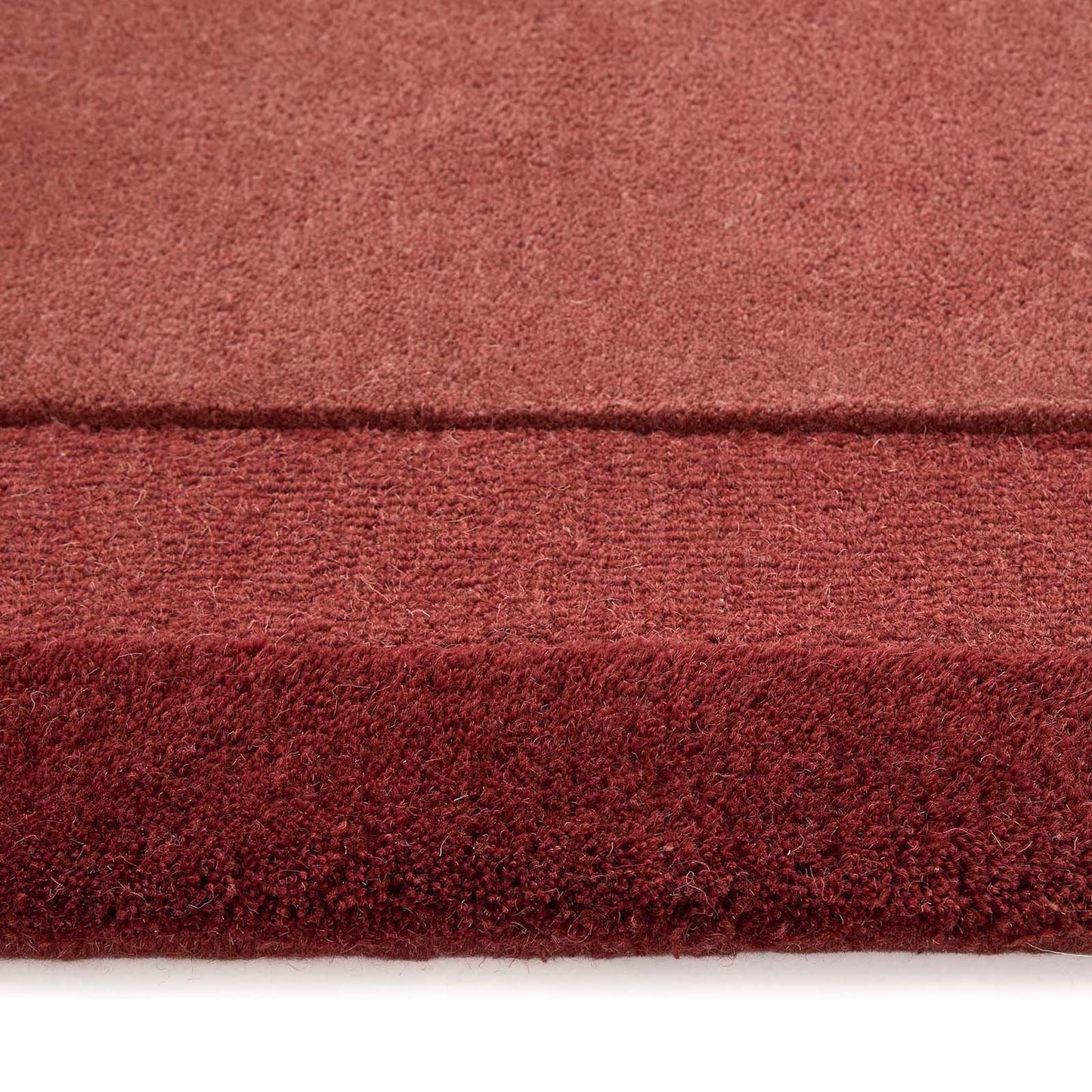 Origins Stacked Border Wine Red