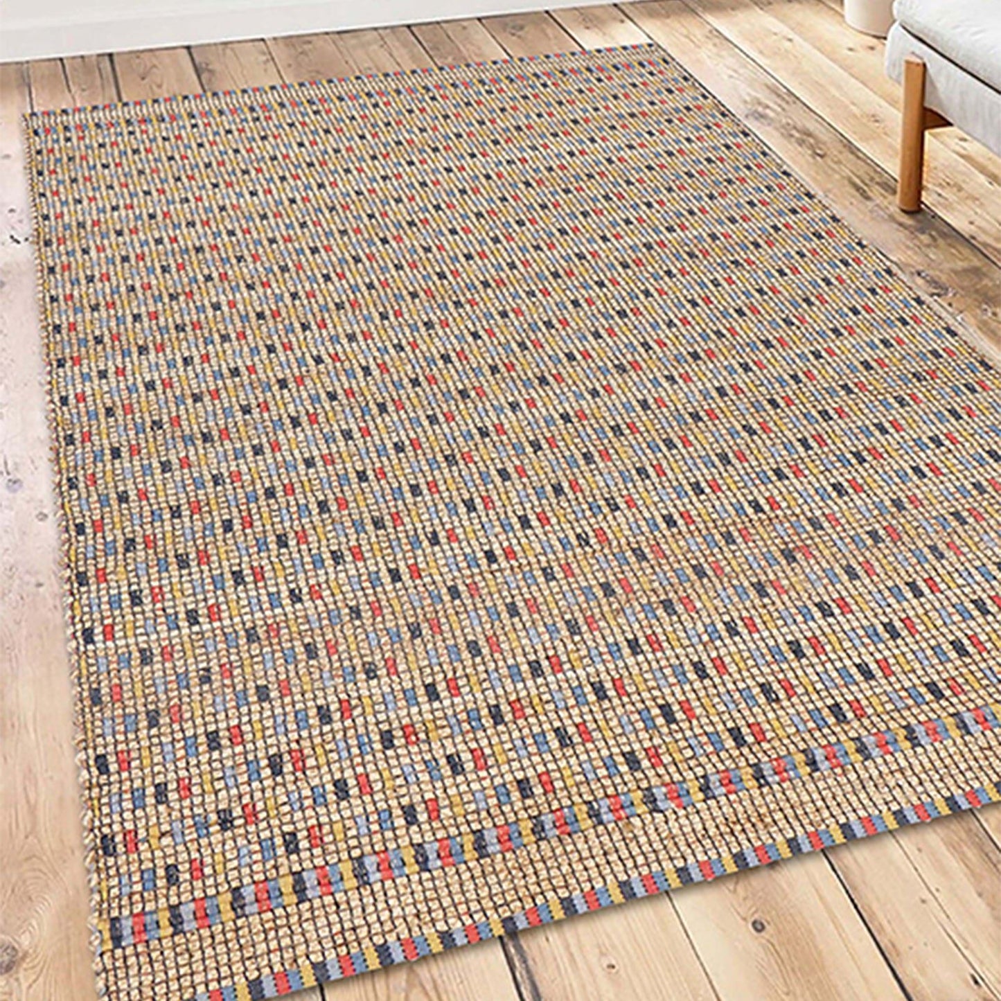 Lagos Multi Checkerboard Rug