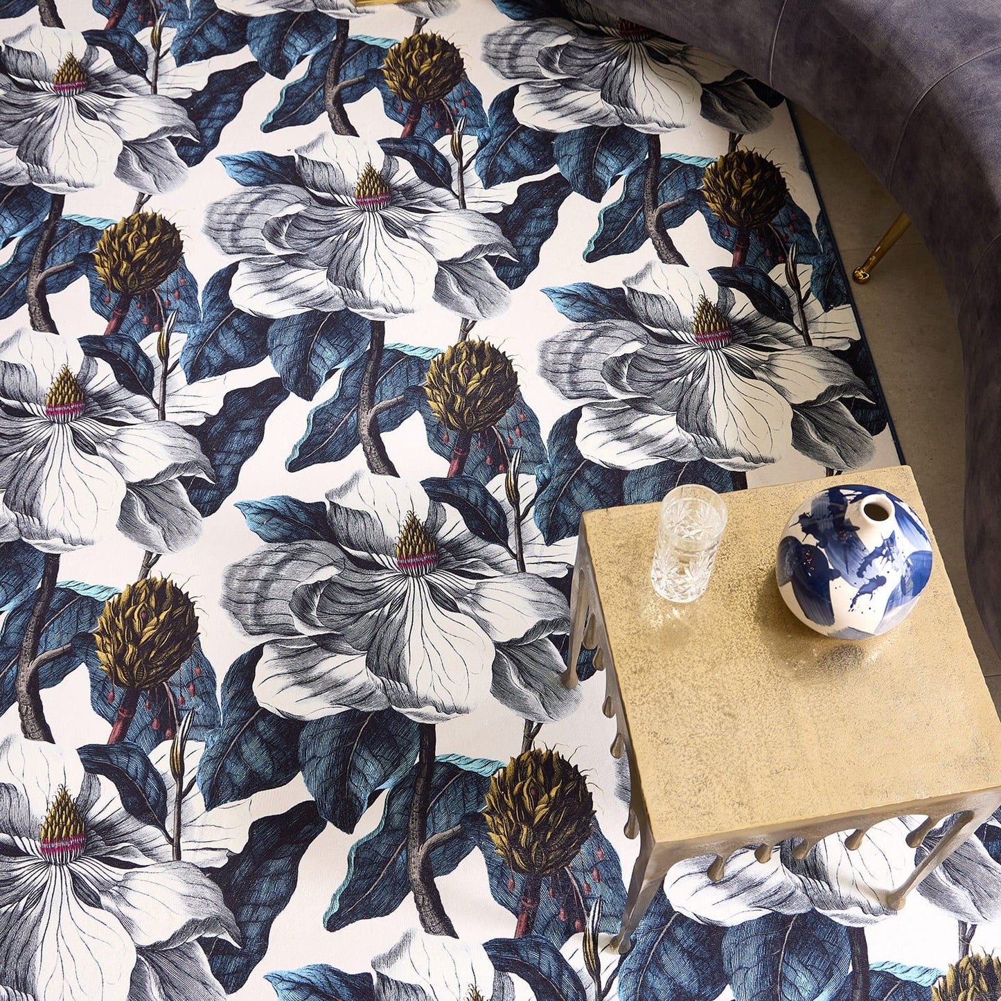 Hug Rug Eco-Washable Magnolia Garden Rug