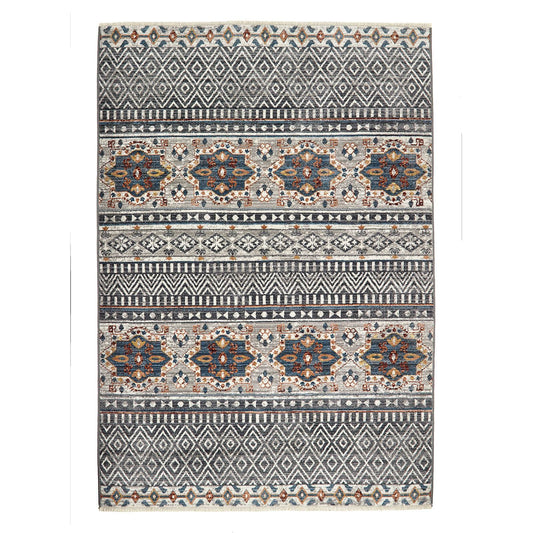 Origins Mandala Stripe Grey 200X300 Rug