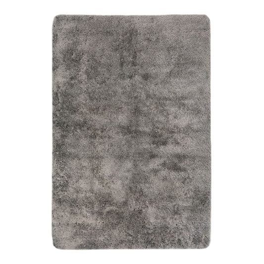 Soft Washable Cosy Grey Plain Rug