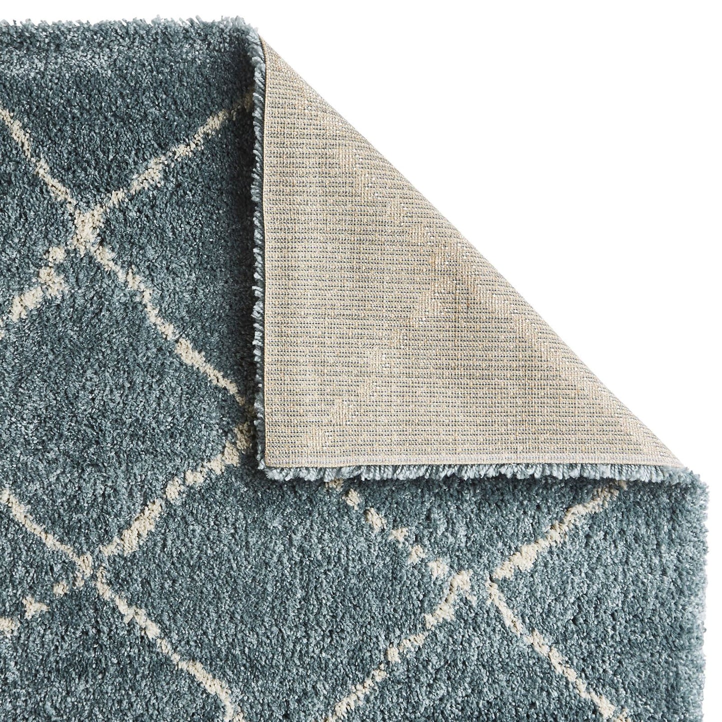 Royal Nomadic 5413 Teal/Cream Modern Rug