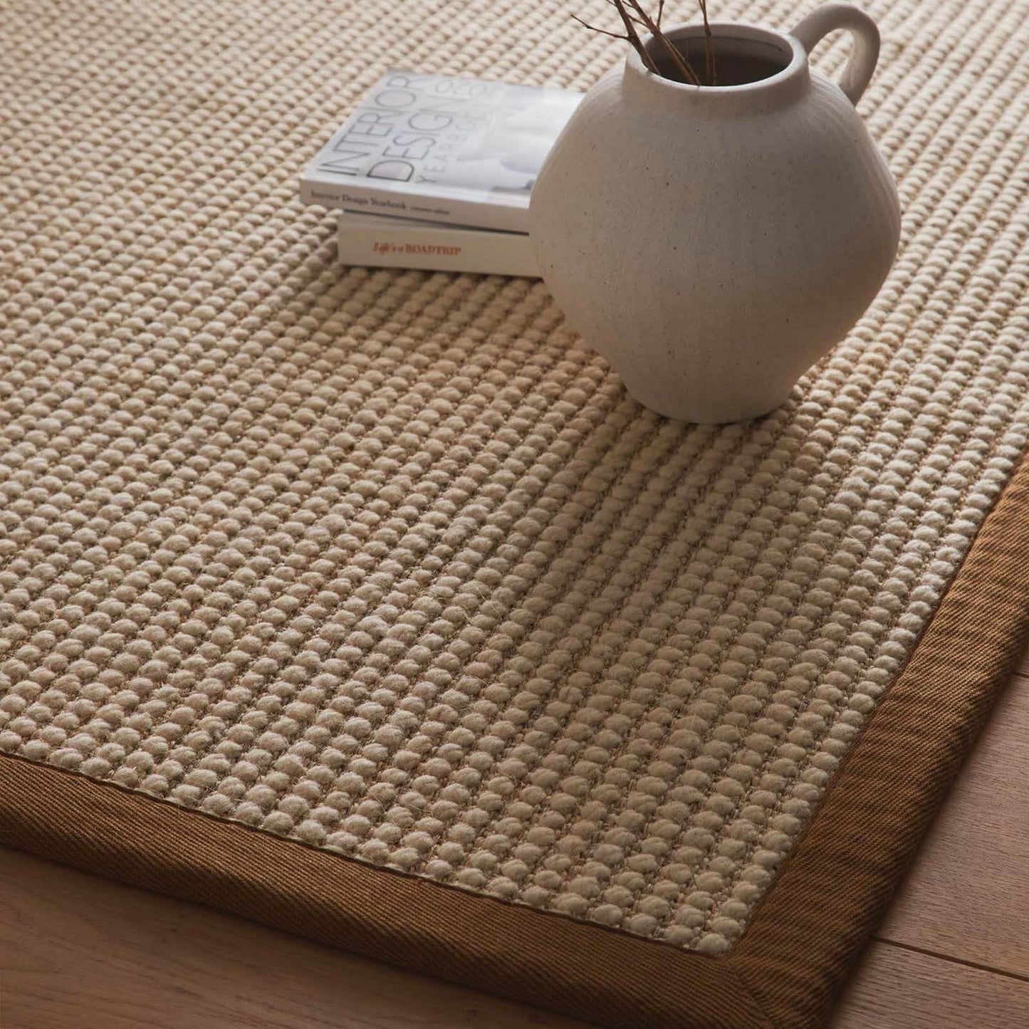 Origins Sisal Boucle with Mocha Border 67x200