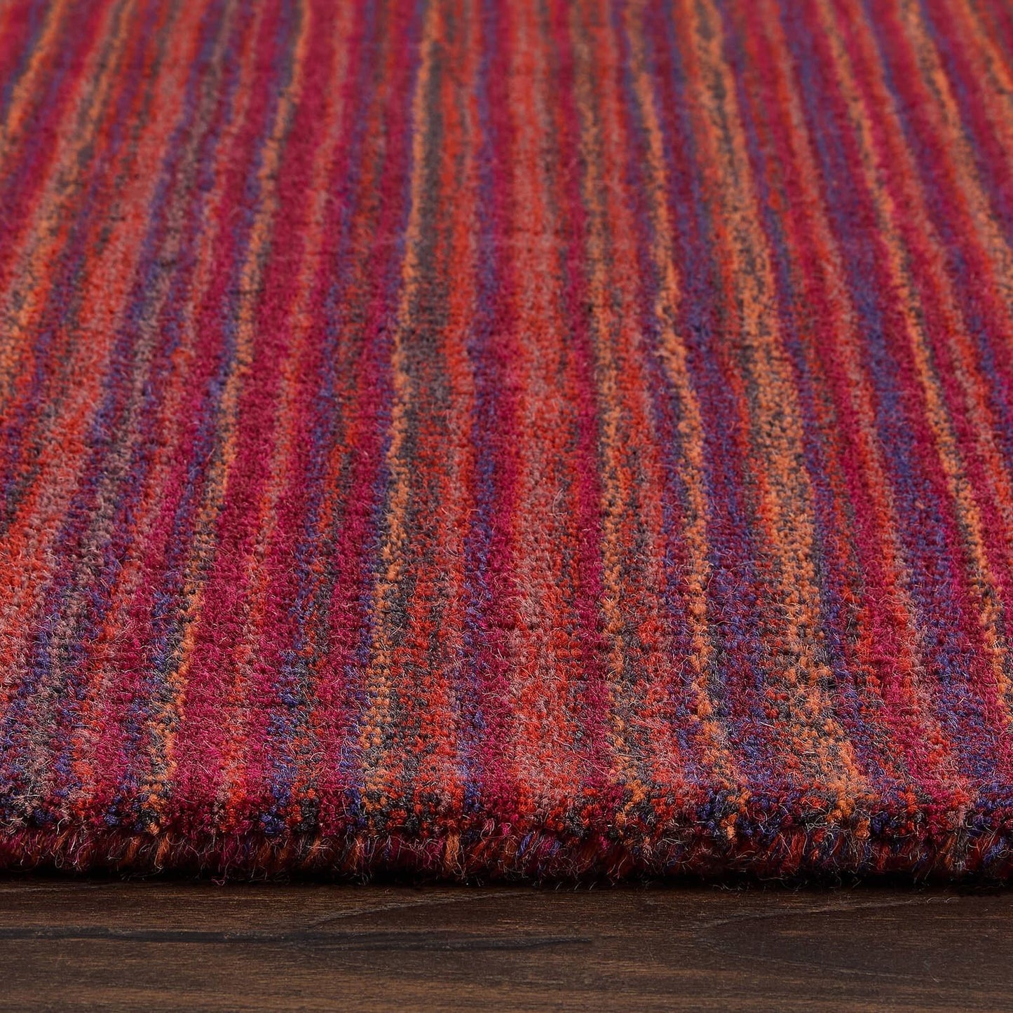 Fine Stripes Pink Modern Rugs