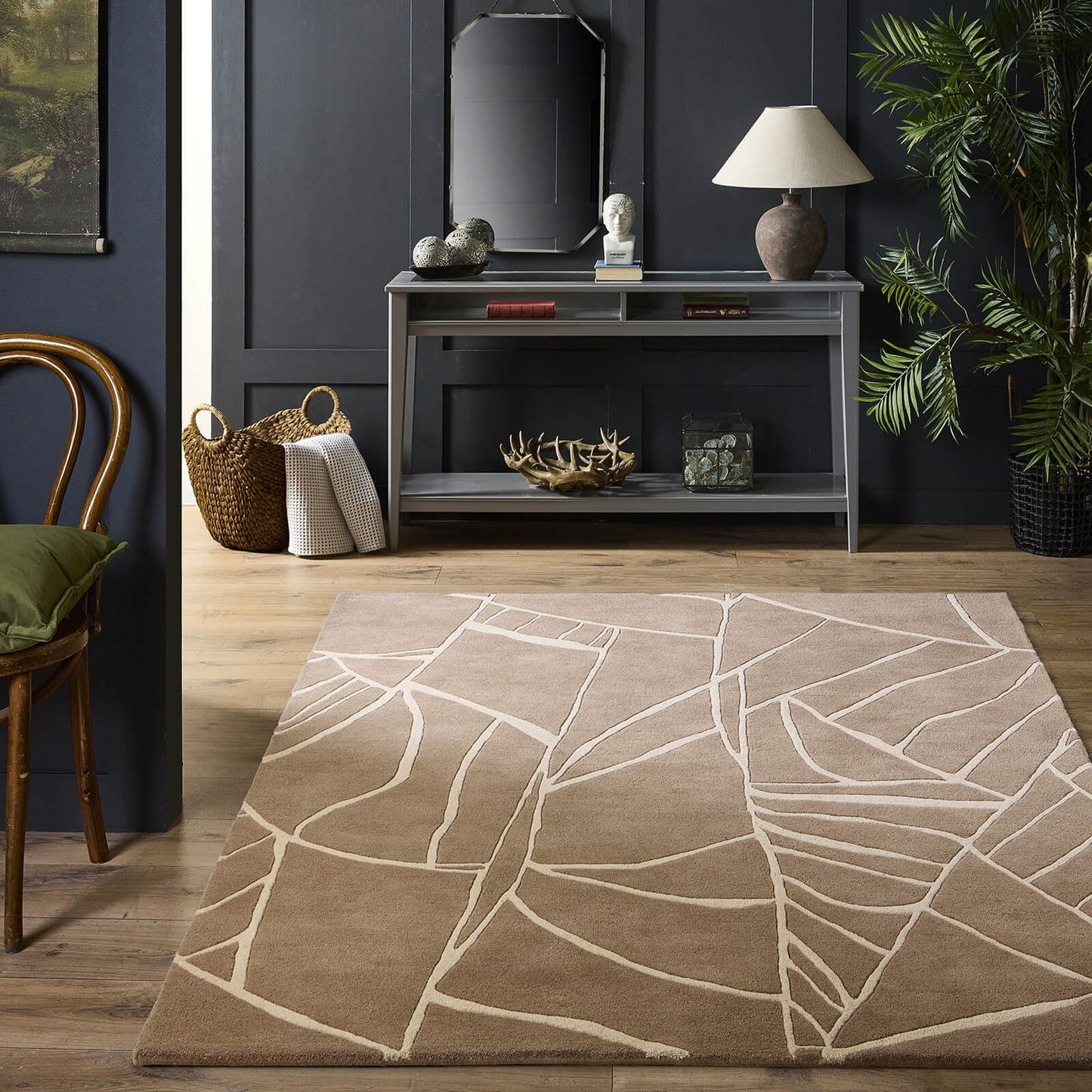 Origins Kintsugi Cream Stone Rug