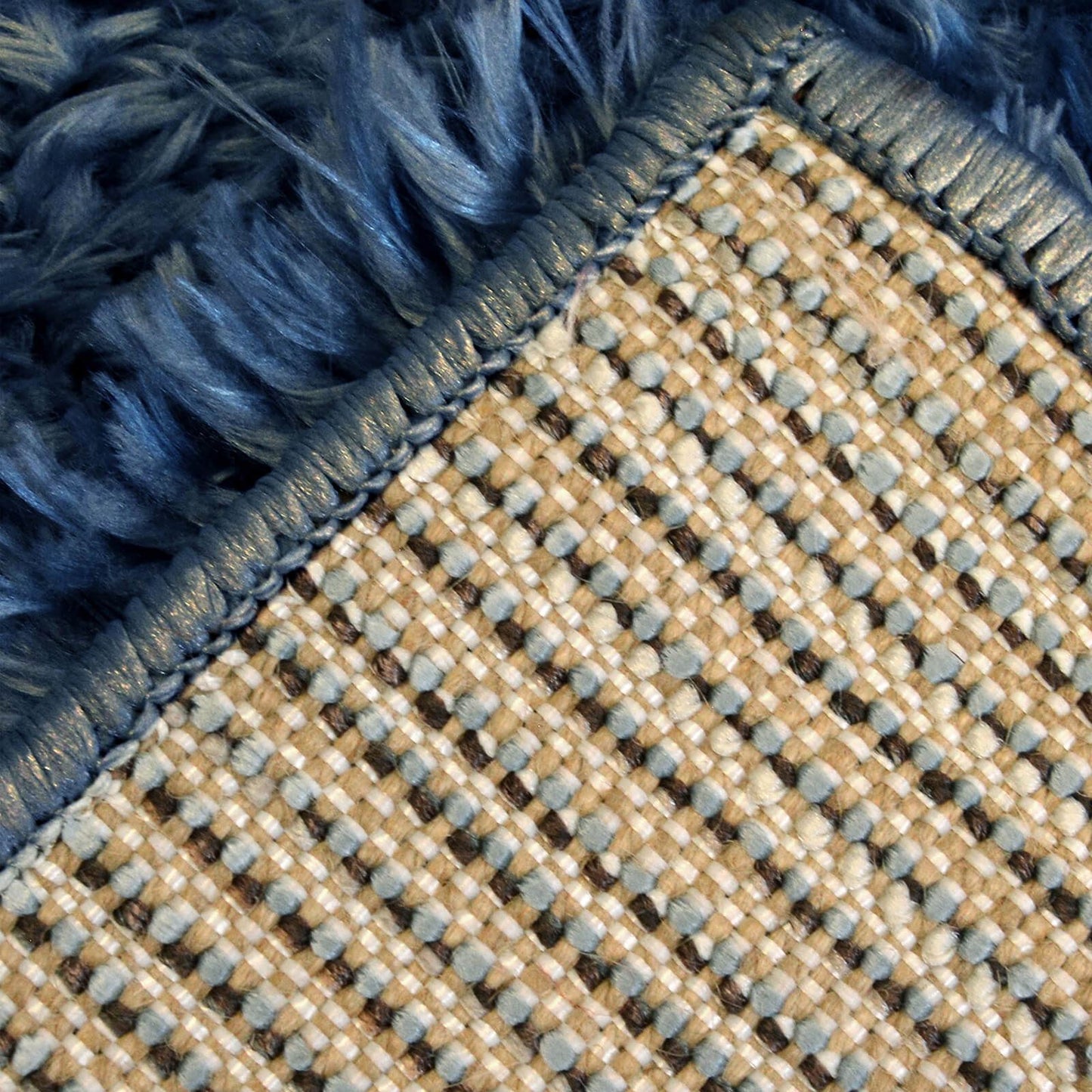 Lagom Navy Plain Rug