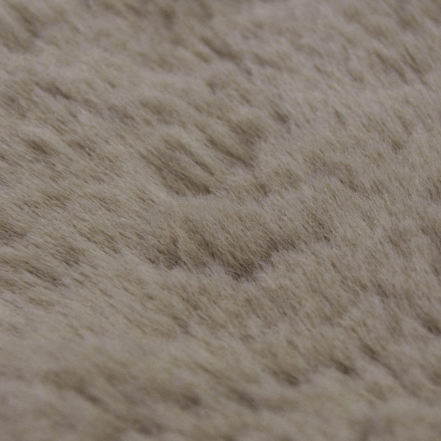 Luxury Faux Fur Natural Plain Rug